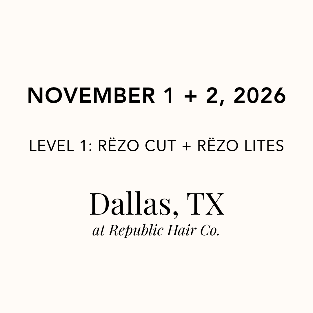 November 1 + 2, 2026 | Dallas, TX at Republic Hair Co.