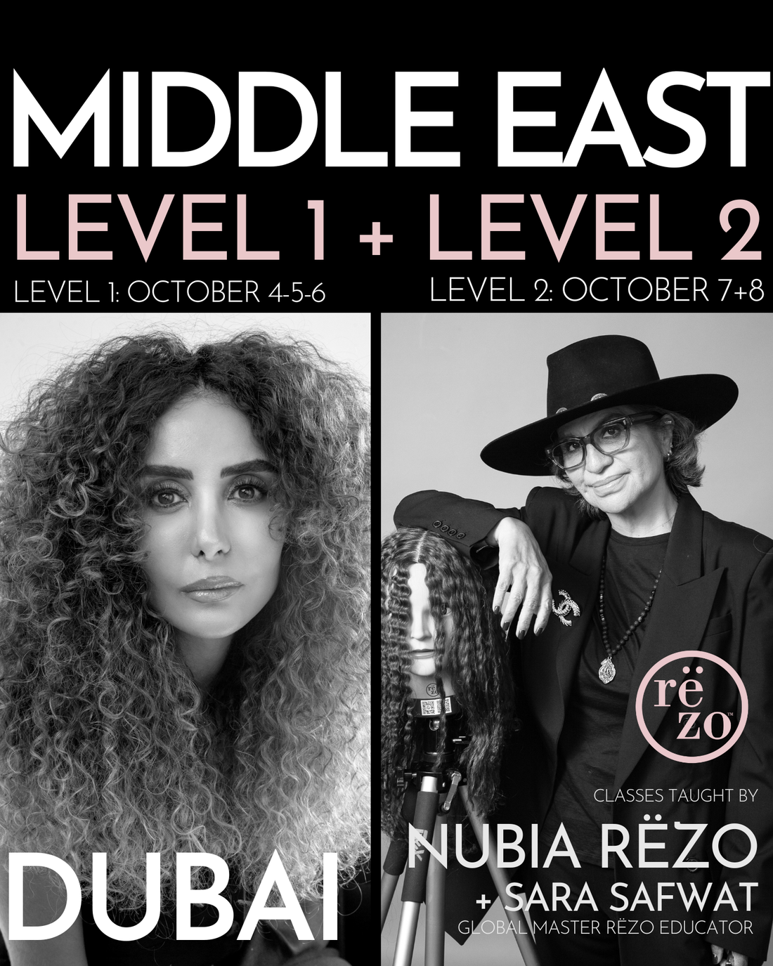 2026 Middle East Group Classes: Level 1 + Level 2 October